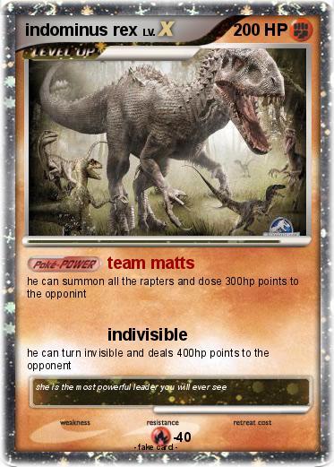 Pokemon indominus rex