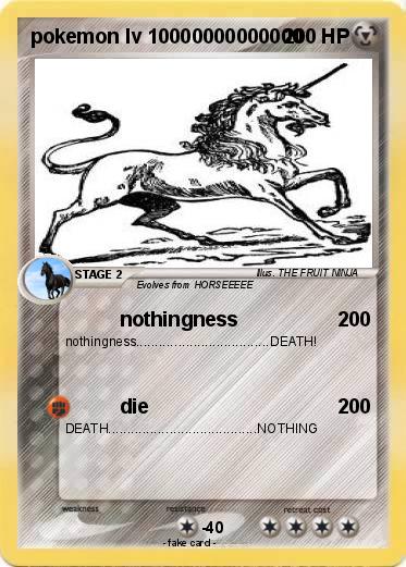 Pokemon pokemon lv 10000000000000