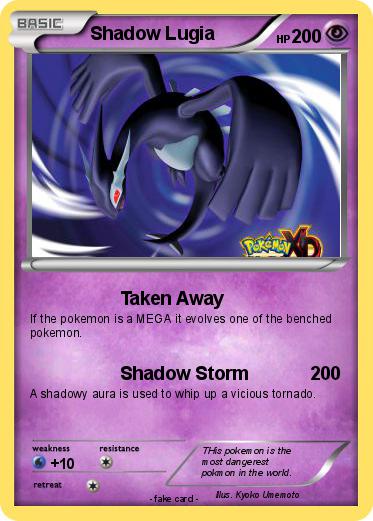 Pokemon Shadow Lugia