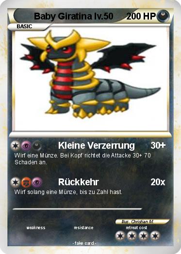 Pokemon Baby Giratina lv.50