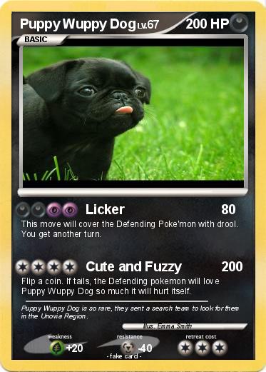 Pokemon Puppy Wuppy Dog