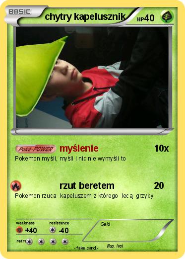 Pokemon chytry kapelusznik