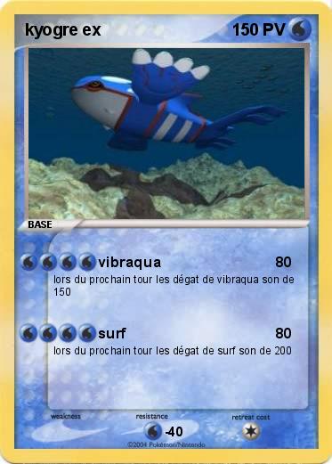 Pokemon kyogre ex