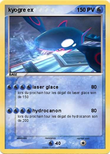 Pokemon kyogre ex