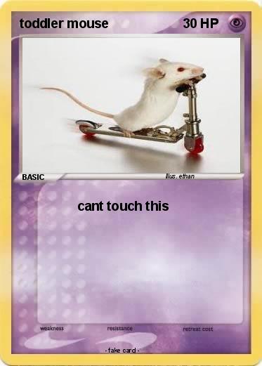 Pokemon toddler mouse