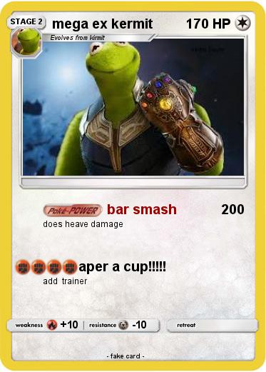 Pokemon mega ex kermit