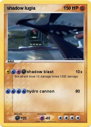 Pokemon shadow lugia