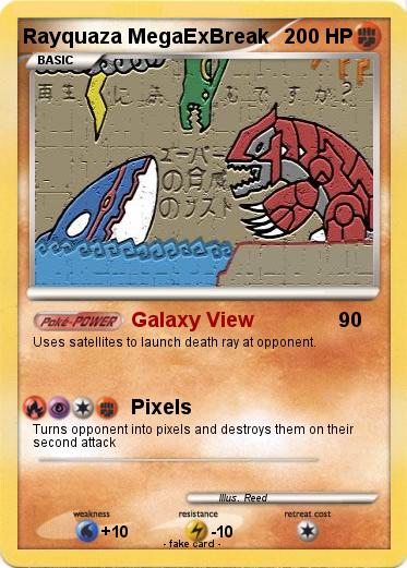 Pokemon Rayquaza MegaExBreak