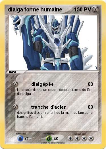 Pokemon dialga forme humaine