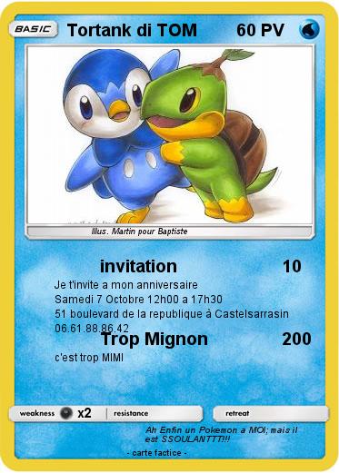 Pokemon Tortank di TOM