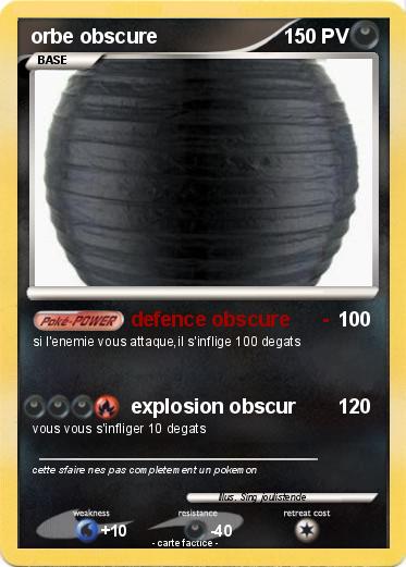 Pokemon orbe obscure