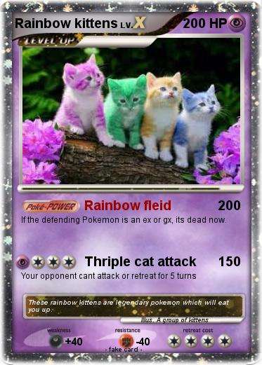 Pokemon Rainbow kittens
