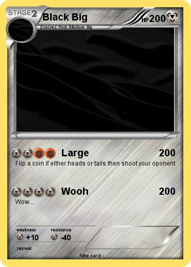 Pokemon Black Big