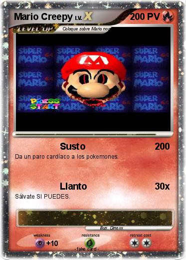 Pokemon Mario Creepy