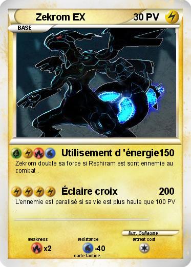 Pokemon Zekrom EX