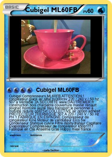 Pokemon Cubigel ML60FB