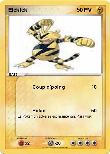 Pokemon Elektek