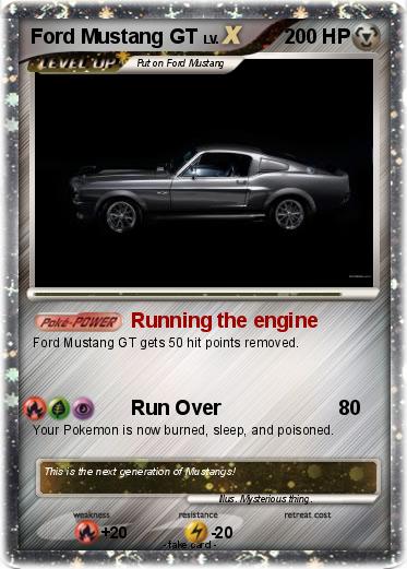 Pokemon Ford Mustang GT