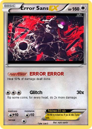 Pokemon Error Sans