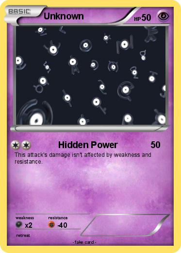 Pokemon Unknown