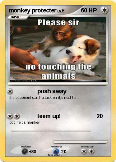 Pokemon monkey protecter
