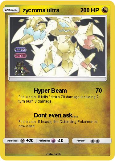 Pokemon zycroma ultra