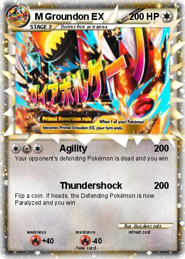 Pokemon M Groundon EX