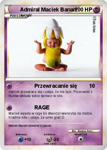 Pokemon Admirał Maciek Banan