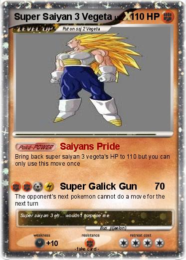 Pokemon Super Saiyan 3 Vegeta