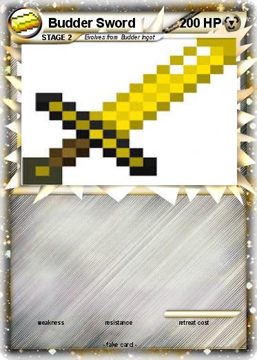 Pokemon Budder Sword