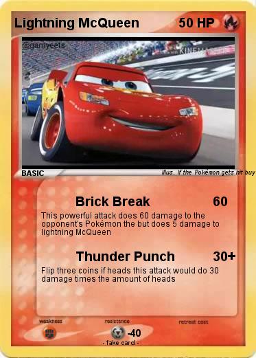 Pokemon Lightning McQueen