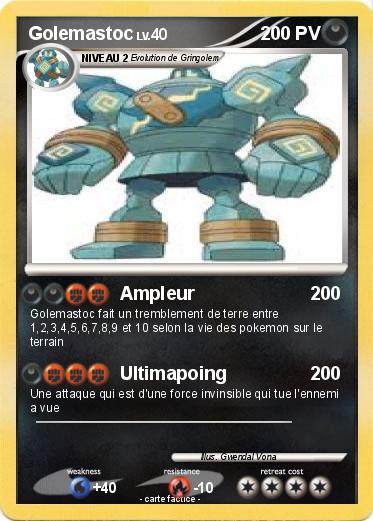 Pokemon Golemastoc