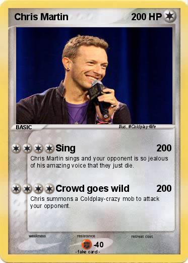 Pokemon Chris Martin
