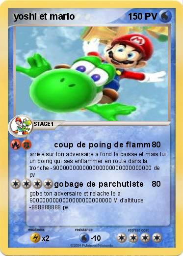 Pokemon yoshi et mario