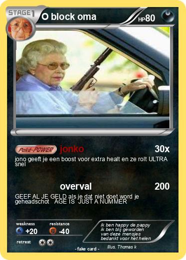 Pokemon O block oma