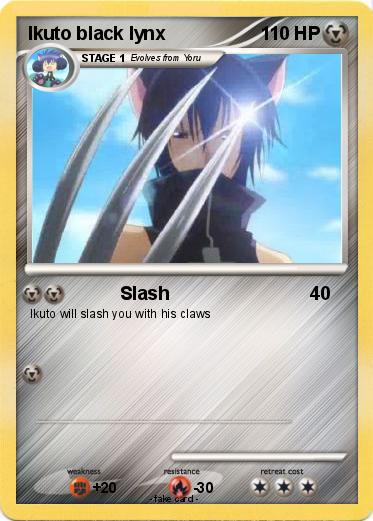 Pokemon Ikuto black lynx