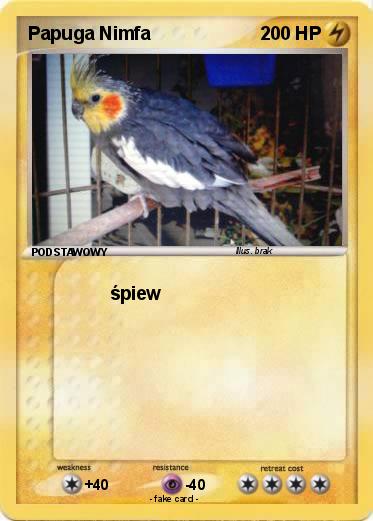 Pokemon Papuga Nimfa