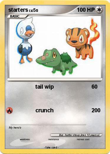 Pokemon starters
