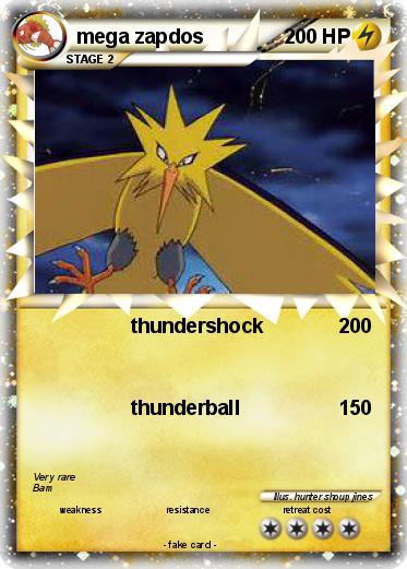 Pokemon mega zapdos
