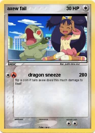 Pokemon axew fail