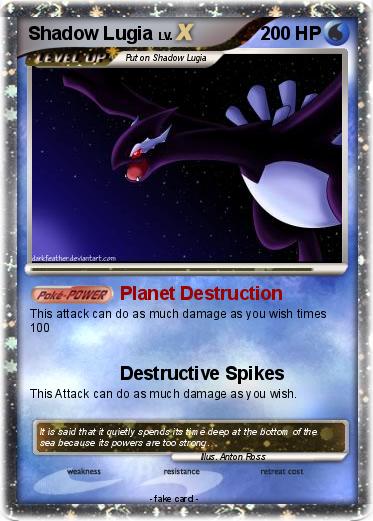 Pokemon Shadow Lugia