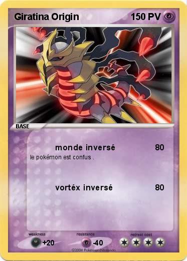 Pokemon Giratina Origin 