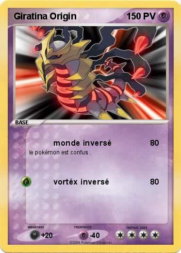 Pokemon Giratina Origin 