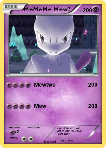 Pokemon MeMeMe Mew?