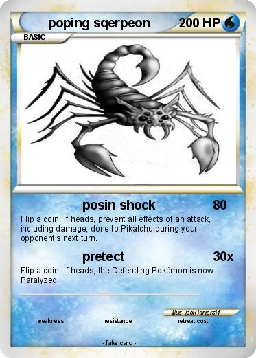 Pokemon poping sqerpeon