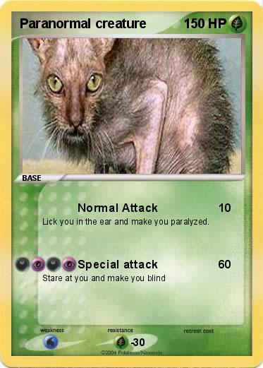 Pokemon Paranormal creature