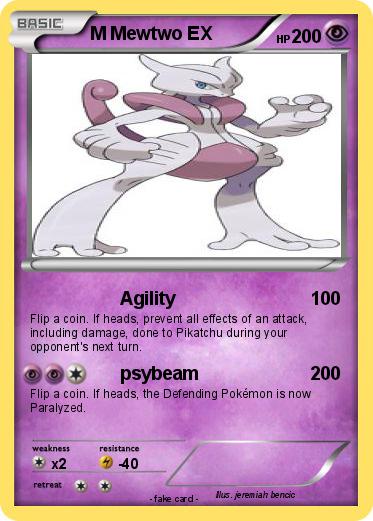 Pokemon M Mewtwo EX