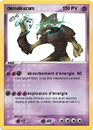 Pokemon demalkazam                      1