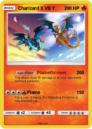 Pokemon Charizard X VS Y