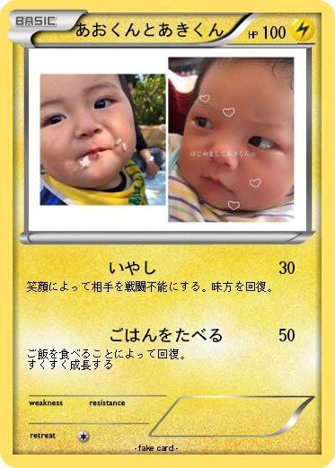 Pokemon あおくんとあきくん